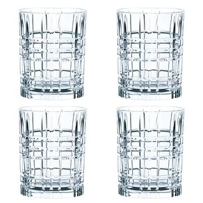 101050 img src=url-de-tu-foto.jpg alt=Set x4 Vasos Cortos Square Nachtmann 12 Oz Cristal Aleman Diseno Geometrico 2